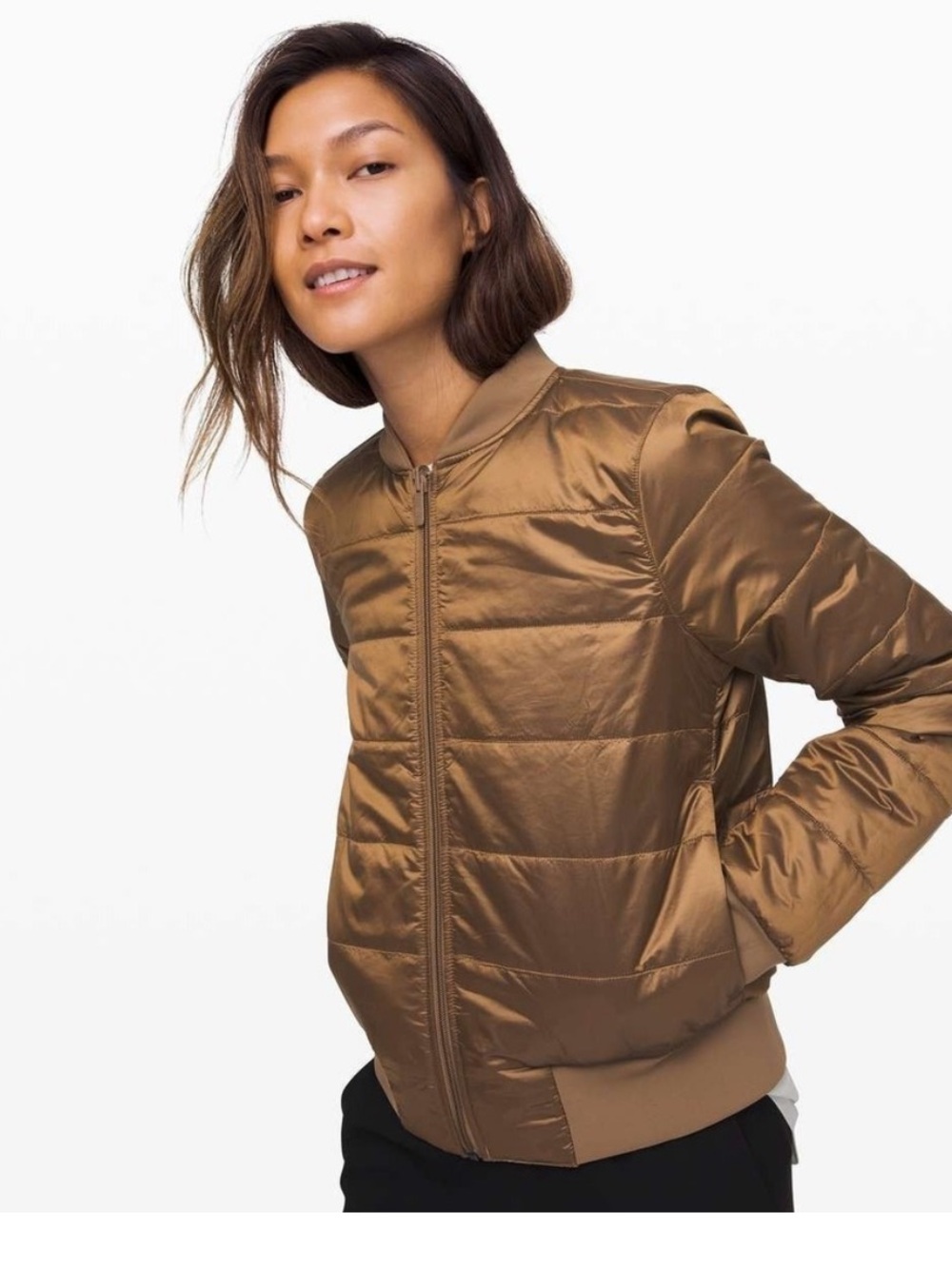 Lululemon Non Stop Bomber Reversible 8
